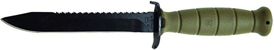 Picture of Glock OEM Field Knife 6.5" Fixed Blade with Root Saw, Battlefield Green