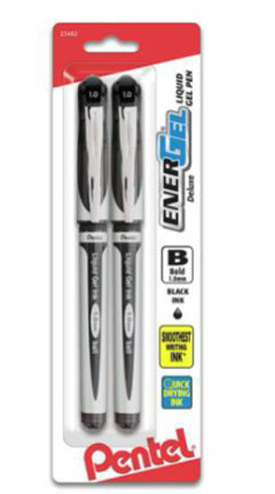 GetUSCart- Pentel EnerGel Gel Ink Pen, (1.0mm), Bold Point, Metal