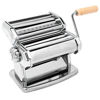 Picture of Imperia Pasta Maker Machine - Heavy Duty Steel Construction w Easy Lock Dial and Wood Grip Handle- Model 150 Made in Italy