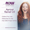 Picture of NOW Solutions, Apricot Kernel Oil, Hair Moisturizer, Rejuvenating Skin Oil, Softens Fine Lines, 16-Ounce