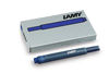 Picture of Lamy T10 Fountain Pen Ink Refills. Blue/Black 4 boxes