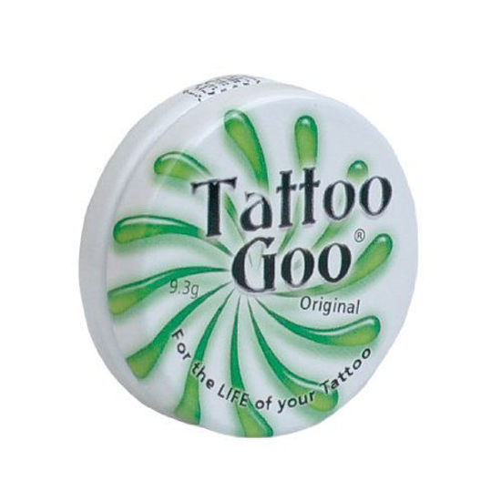 Picture of Tattoo Goo Original Travel Size Tattoo After Care, Natural Tattoo Balm with Beeswax and Cocoa Butter, Soothing Tattoo Ointment and Brightening Care, .33 oz; Packaging may vary