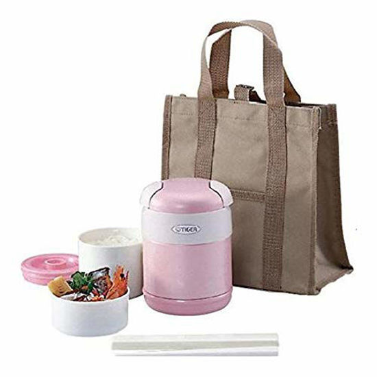 Picture of Tiger Corporation LWR-A072 Thermal Lunch Box, Pink