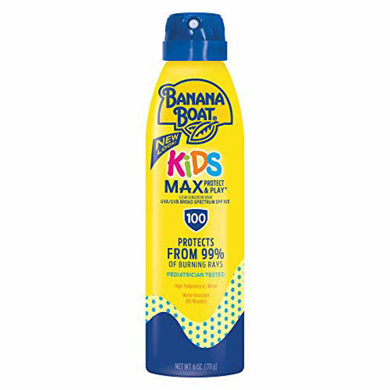 Picture of Banana Boat UltraMist Kids MAX Protect & Play Clear Spray Sunscreen SPF 100: 6 OZ