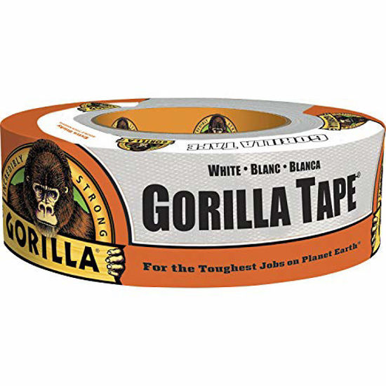 Picture of Gorilla Tape, White Duct Tape, 1.88" x 30 yd, White, (Pack of 1)