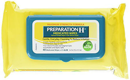 Picture of Preparation H Medicated Wipes 48 Ea