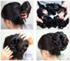 Picture of PRETTYSHOP Hairpiece Scrunchy Updo Bridal Hairstyle Voluminous Wavy Messy Bun Black-Brown G41A