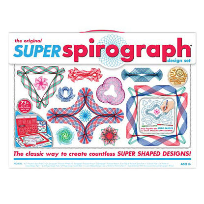 Picture of Super Spirograph Design Set-- 50th Anniversary Edition with Twice as Many Gears -- For Ages 8+