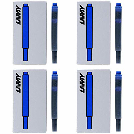 Picture of Lamy Fountain Pen Ink Cartridges, Blue Ink, Pack of 20 (LT10BLB)