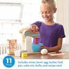 Picture of Melissa & Doug Wooden Make-a-Cake Mixer Set (11 pcs) - Play Food and Kitchen Accessories