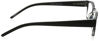 Picture of Foster Grant Men's Sloan Reading Glasses Square, Black/Transparent, 59 mm + 1.75