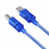 Picture of DTECH 6ft Shielded USB Printer Cable 2.0 A Male to B Male Port Data Transfer Square End Wire (6 Feet, Blue)