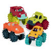 Picture of Battat Mini Monster Trucks - Set of 6 Mini Trucks for Toddlers in Storage Bag for 2 years +