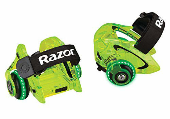 Picture of Razor Jetts DLX Heel Wheels - Neon Green - FFP