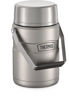 Picture of THERMOS Stainless King Vacuum-Insulated Food Jar with 2 Storage Container Inserts, 47 Ounce, Matte Steel