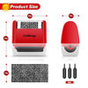 Picture of Identity Protection Roller Stamp LioNergy Roller Identity Theft Prevention Security Stamp with 3 Refills - Red