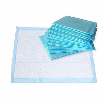 Picture of Disposable Baby Diapers Baby Waterproof Urinal pad Change pad and Urinal pad 20 Pieces (Blue 13x18inch)