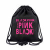 Picture of Blackpink Gifts Set For Blink - 1 Blackpink Darwstring Bag Backpack, 12 Blackpink Stickers, 1 Blackpink Lanyard, 4 Button Pins, 1 Phone Finger Ring Stand, 1 Keychain, 1 Tattoo Sticker