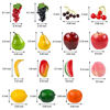 Picture of Toopify 20 Pcs Artificial Fruits Assorted Lifelike Fake Decorative Fruits Set,Apple Pear Grape