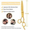 Picture of JASON Hair Scissors 6.0" Professional Shears for Hair Cutting Barber Haircut Shear Japanese Stainless Steel Salons Home Use for Men Women