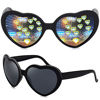 Picture of Heart Sunglasses -See Hearts!- Heart Effect Diffraction Glasses EDM Festival Light Changing Sunglasses for Women Men