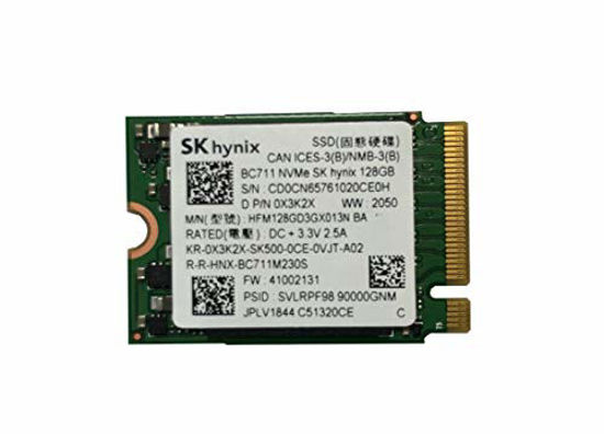 Picture of SK hynix BC711 128GB PCIe NVMe M.2 2230 Gen 3 x 4 SSD, 0X3K2X, HFM128GD3GX013N, OEM Package