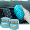 Picture of TICARVE Cleaning Gel for Car Cleaning Putty Car Detailing Putty Auto Detailing Gel Detail Tools for Car Interior Cleaner Car Cleaning Kits Automotive Car Cleaner Slime Keyboard Cleaner Blue (2Pack)