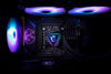 Picture of MSI MAG Core Liquid 360R V2 - AIO RGB CPU Liquid Cooler - Rotating Cap Design - 360mm Radiator - Triple 120mm RGB PWN Fans.