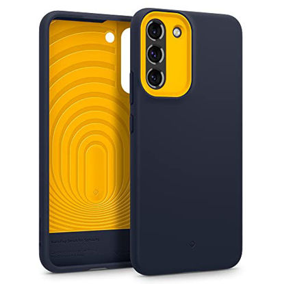 Picture of Caseology Nano Pop Silicone Case Compatible with Samsung Galaxy S22 Plus Case 5G (2022) - Blueberry Navy