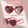 Picture of Heart Shaped Diffraction Glasses 2 Pack, Heart Effect Sunglasses are Perfect for Rave Party Accessories, Night Lights, Fireworks Shows.