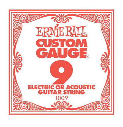 Picture of Ernie Ball Plain Steel, Single Strings, .009 - Pack of 1