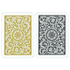 Picture of Copag 1546 Design 100% Plastic Playing Cards, Poker Size Regular Index Black/Gold Double Deck Set