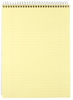 Picture of Mead Legal Pad, Top Spiral Bound, Wide Ruled Paper, 70 Sheets, 8-1/2" x 11", Yellow Cyan (MEA59880)