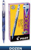 Picture of PILOT Precise P-700 Gel Ink Rolling Ball Stick Pens, Fine Point, Blue Ink, 12-Pack (38611)