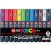 Picture of Uni-posca Paint Marker Pen - Extra Fine Point - Set of 12 (PC-1M12C)