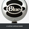 Picture of Logitech for Creators Blue Snowball USB Microphone for PC, Gaming, Podcast, Streaming, Studio, Computer Mic - Brushed Aluminum