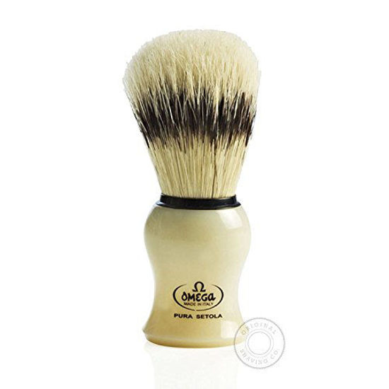 Picture of Omega Shaving Brush and Stand Pure Bristles # 80266