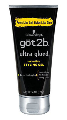 Picture of Got2b Ultra Glued Invincible Styling Hair Gel, 6 Ounces (Pack of 2)