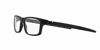 Picture of Oakley Men's OX8026 Currency Rectangular Prescription Eyeglass Frames, Satin Black/Demo Lens, 54 mm