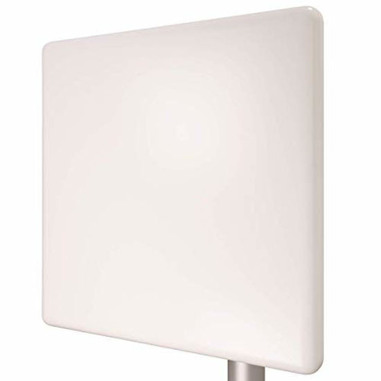 Picture of Tupavco TP511 WiFi Panel Antenna 2.4GHz (20dBi) Outdoor Directional (2400-2483 MHz) Wireless Network Signal (Pole Mast Mount) Weatherproof High-Gain Long Distance Range (N-Female Connector)