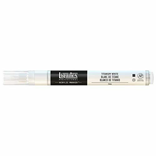 Picture of Liquitex Professional Fine Paint Marker, Titanium White, 2-4mm