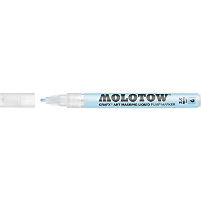 Picture of Molotow GRAFX Masking Fluid Pump Marker, 2mm, 1 Each (728.001)