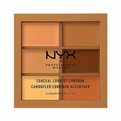 Picture of NYX PROFESSIONAL MAKEUP Conceal Correct Contour Palette - Deep