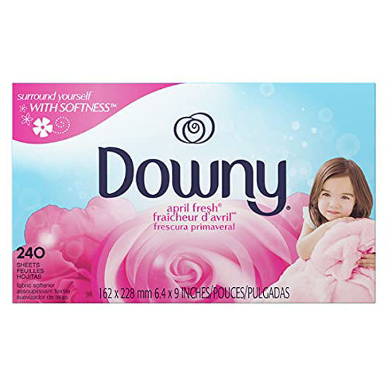 Picture of Downy Dryer Sheets Laundry Fabric Softener, April Fresh, 240 count