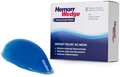 Picture of Hemorrwedge Hemorrhoid Treatment Ice Pack - Gel Freeze Pack, Pair with Case?