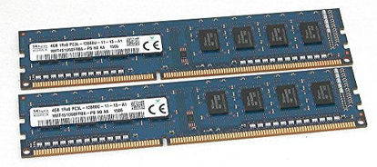 Picture of HYNIX - IMSOURCING SK 4GB DDR3 SDRAM Memory Module - for Desktop PC, Workstation - 4 GB - DDR3-1600/PC3L-12800 DDR3 SDRAM - 1600 MHz - CL11-1.35 V - Non-ECC - Unbuffered - 240-pin - DIMM