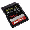 Picture of SanDisk 64GB Extreme PRO SDXC UHS-I Memory Card (SDSDXXG-064G-GN4IN)