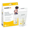 Picture of Medela Breastmilk Storage Bags, 25 Count, Ready to Use Breast Milk Storing Bags for Breastfeeding, Self Standing Bag, Space Saving Flat Profile, Hygienically Pre-Sealed, 6 Ounce, White