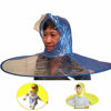 Picture of Healthy & Happy Head wear Hand Free Foldable Raincoat Umbrella for Fishing Hiking and School (X-Large) Blue