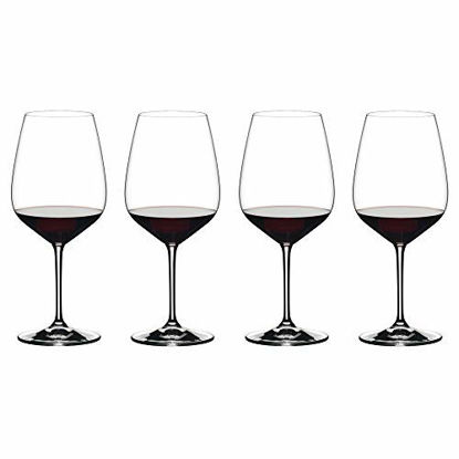 Picture of Riedel Extreme Cabernet Wine Glasses, 4 Count (Pack of 1), Clear
